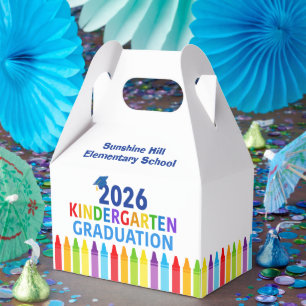 2026 Kindergarten Graduation Custom School Party Favour Box