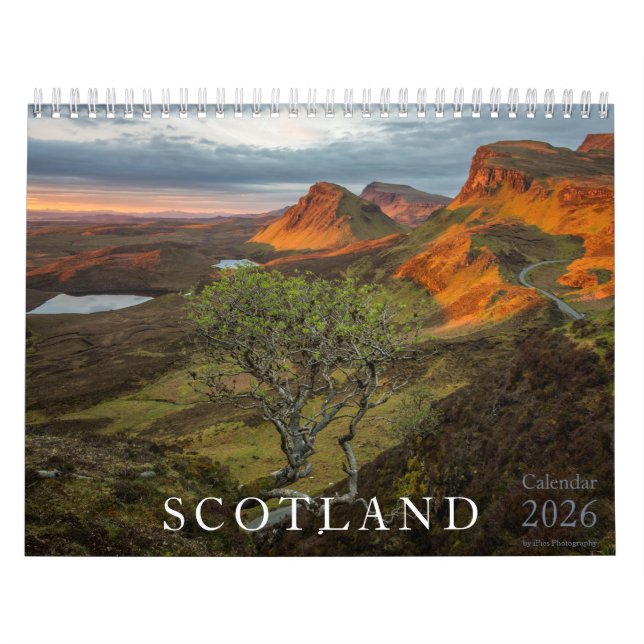 2026 landscape photography Scotland and Skye Calendar (Cover)