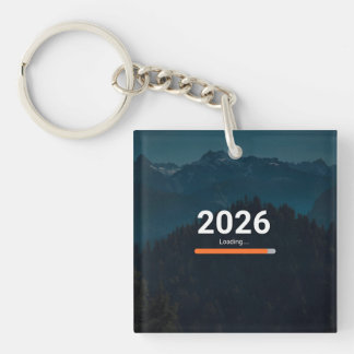 2026 Loading… Almost Ready Funny New Year Key Ring