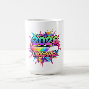 2026 Loading... Progress Bar Sticker Coffee Mug