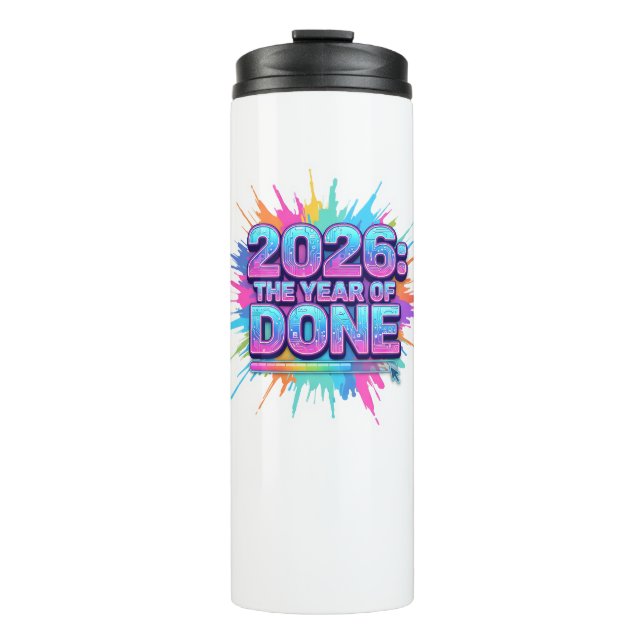 2026 Loading... Progress Bar Sticker | Vibrant New Thermal Tumbler (Front)