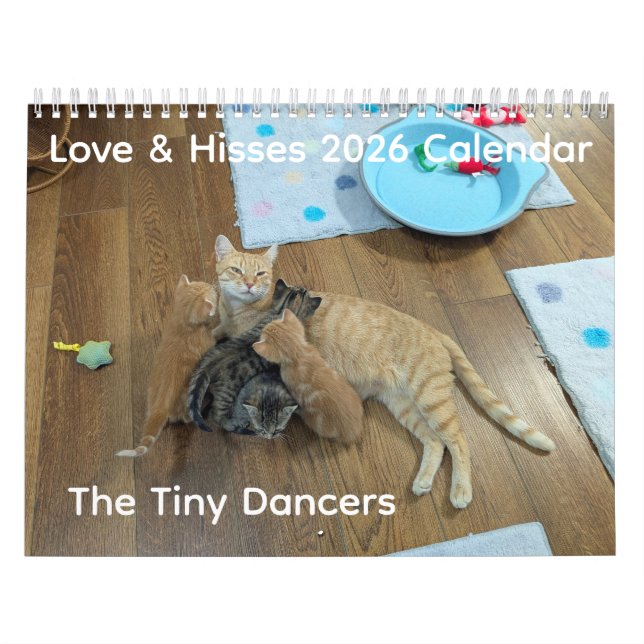 2026 Love & Hisses Calendar - The Tiny Dancers (Cover)