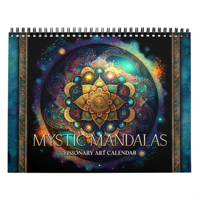 2026 Mandalas Visionary Surreal Art Calendar (Cover)