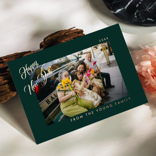 2026 Minimalist Modern Script Green Photo