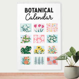 2026 Modern Abstract Botanical Calendar