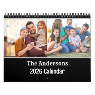 2026 Modern Create your own Custom Family Calendar