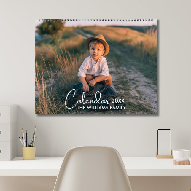 2026 Modern Custom Photo Create Your Own Family Calendar (Creator Uploaded)
