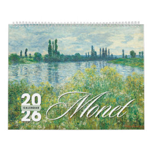 2026 Monet Art Wall Calendar – Impressionist Maste