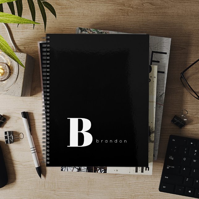 2026 Monogram name initial minimalist typography Planner (Creator Uploaded)