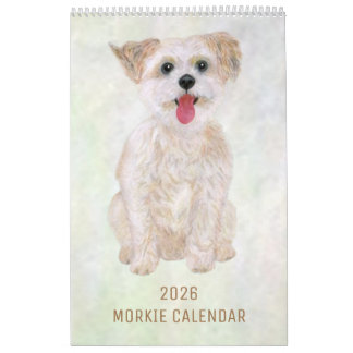 2026 Morkie Dog Calendar