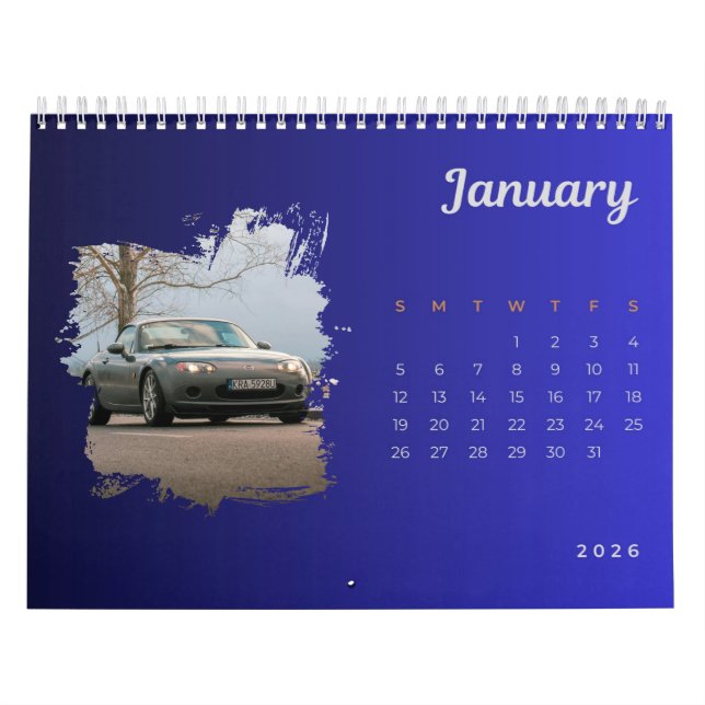 2026 MX-5 Miata Calendar (Cover)