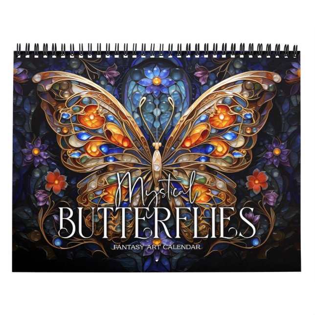 2026 Mystical Butterflies Fantasy Art Calendar (Cover)