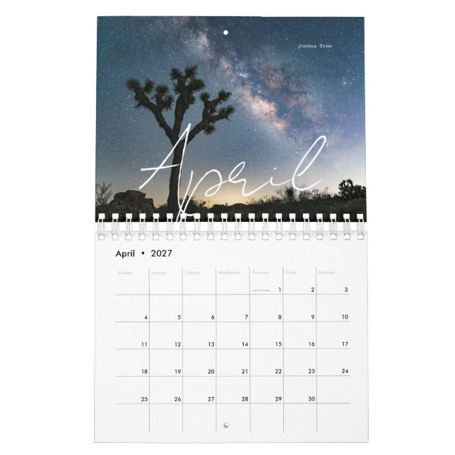 2026 National Park Calendar (Apr 2027)