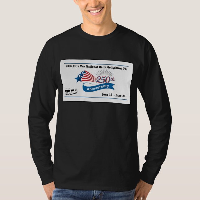 2026 National Rally long sleeve t-shirt (Front)