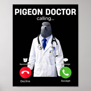 2026 new brainrot internet meme doctor pigeon poster
