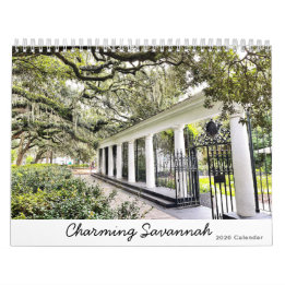 2026 New Charming Savannah Calendar