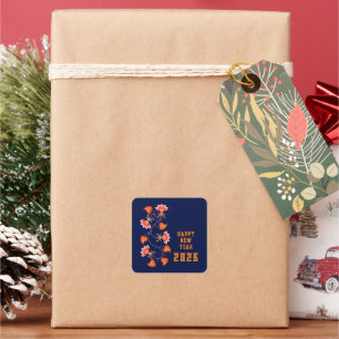2026 NEW YEAR GIFT FOR GIRLFRIEND, WIFE, HUSBAND SQUARE STICKER