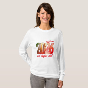 2026 NEW YEAR WOMENS BASIC LONG SLEEVE T-SHIRT