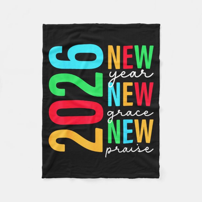 2026 New Years Eve For Women Men Mom Kids Happy Ne Fleece Blanket (Front)