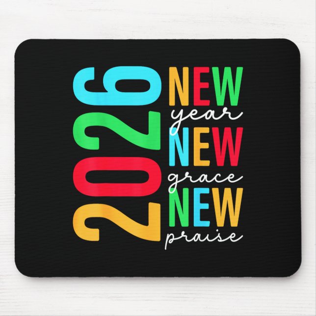 2026 New Years Eve For Women Men Mom Kids Happy Ne Mouse Pad (Front)
