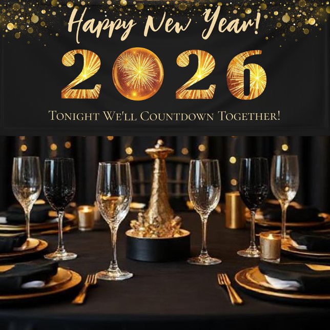 2026 New Years Eve Party Banner (2026 New Years Eve Party Banner)