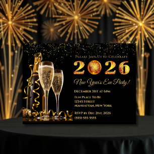 2026 New Year's Eve Party Invitation