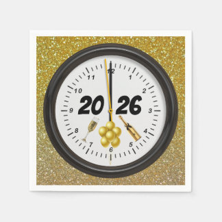 2026 New Years Paper Napkins