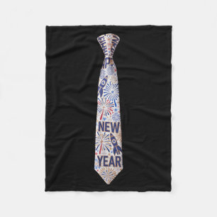 2026 New Year's Party Funny Fireworks Party New Ye Fleece Blanket