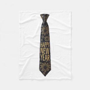 2026 New Year's Party Funny Fireworks Party New Ye Fleece Blanket