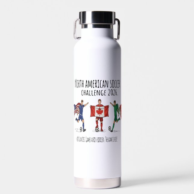 2026 North American Soccer Challenge Unity Water Bottle (Front)