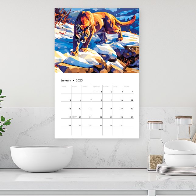 2026 North American Wildlife Single Page Calendar (Creator Uploaded)