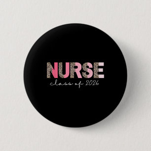 2026 Nurse Graduation, Nursing Grad Cl Of 2026  6 Cm Round Badge