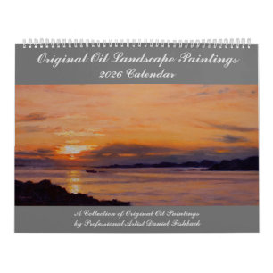 2026 Original Landscape Paintings Calendar