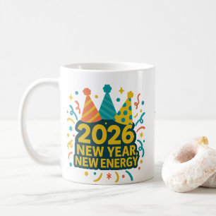 2026 Party Hat Fun Coffee Mug