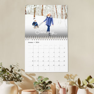 2026 Personalised Family Photo  Calendar