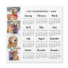 2026 Personalised Pet Dog Family Photos Calendar