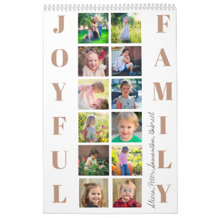 2026 photo collage family simple create your own c calendar