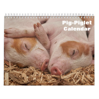 2026 Pig-Piglet Calendar