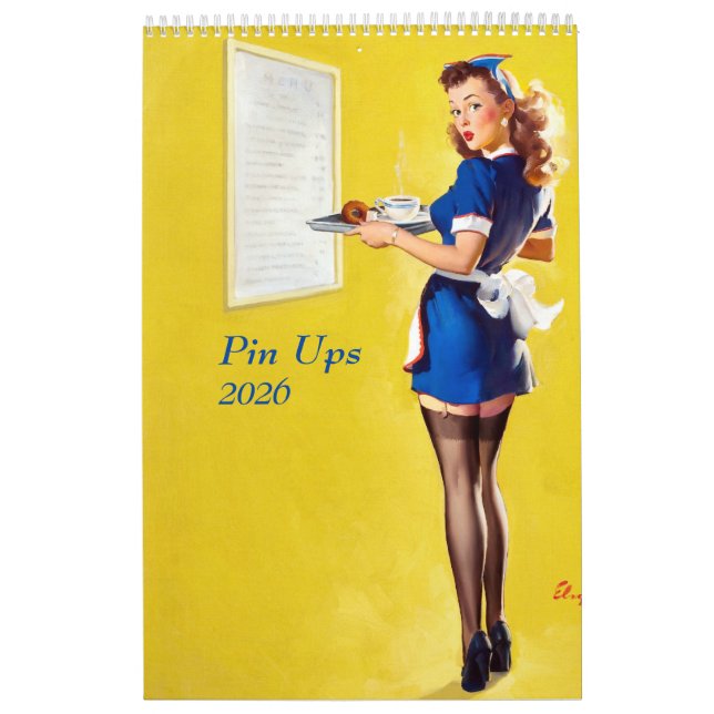 2026 Pin Ups Calendar (Cover)