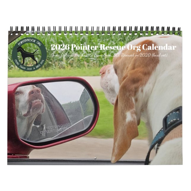 2026 Pointer Rescue Org Calendar (Cover)
