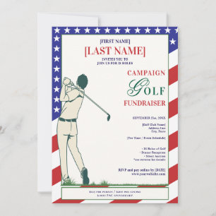 2026 Political Candidate Golf Scramble Fundraiser Invitation