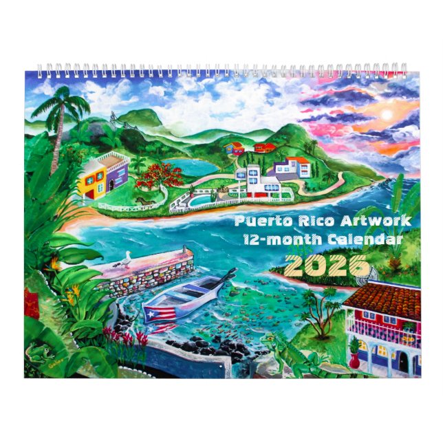2026 Puerto Rico Art  Calendar (Cover)