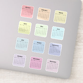 2026 Rainbow Calendar