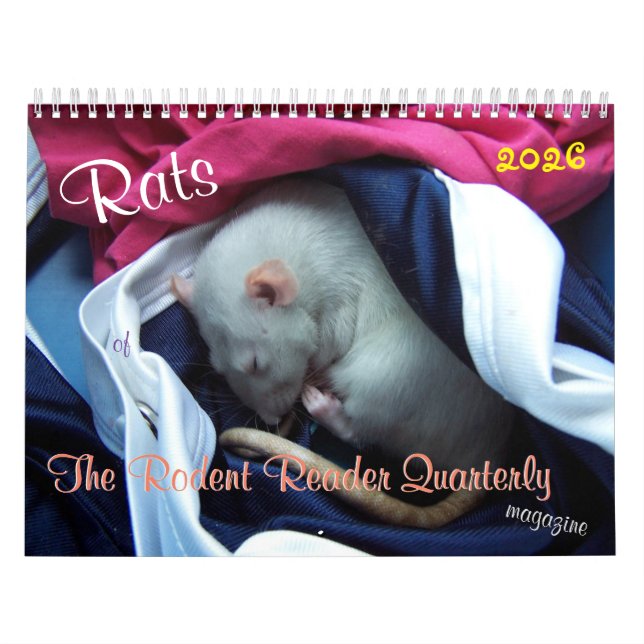 2026 Rats of The Rodent Reader Calendar G (Cover)