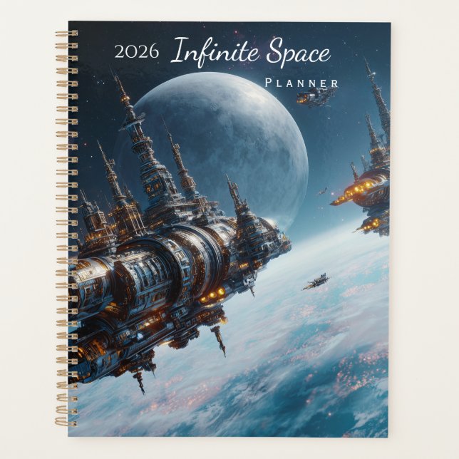 2026 Science Fiction Space Planner (Front)