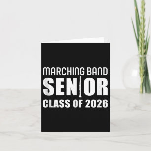 2026 Senior Clarinet Player Cl Of 2026 Marching Ba Card