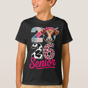 2026 Senior Cow Lovers Graduation Funny Cl Shirt F