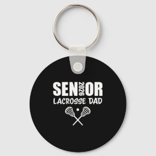 2026 Senior Lacrosse Dad Lacrosse Team Parent Key Ring