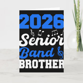 2026 Senior Nd Brother Cl Of 2026 Parent Graduatio Card