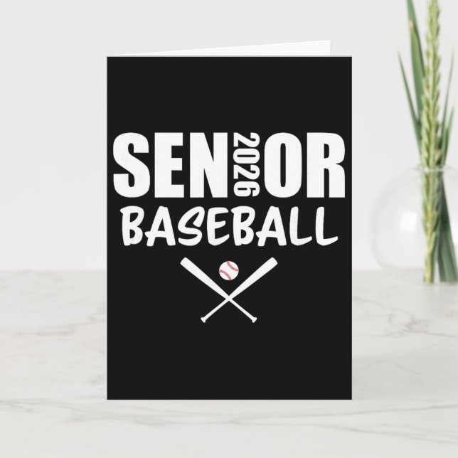 2026 Senior Sell Player Cl Of 2026  Card (Front)